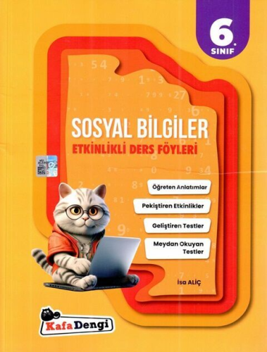 Kafa Dengi Yayınları 6. Sınıf Sosyal Bilgiler Etkinlikli Ders Föyleri 