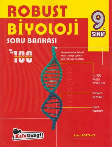 Kafa Dengi Yayınları 9. Sınıf Biyoloji Robust Soru Bankası Burcu Bosta