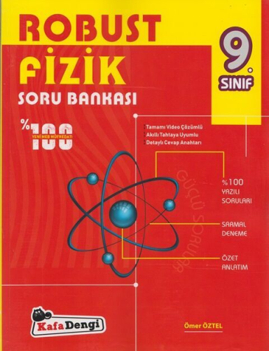 Kafa Dengi Yayınları 9. Sınıf Fizik Robust Soru Bankası Ömer Öztel