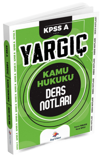 Dizgi Kitap Yayınları 2025 Yargıç Kpss A Kamu Hukuku Ders Notları Must