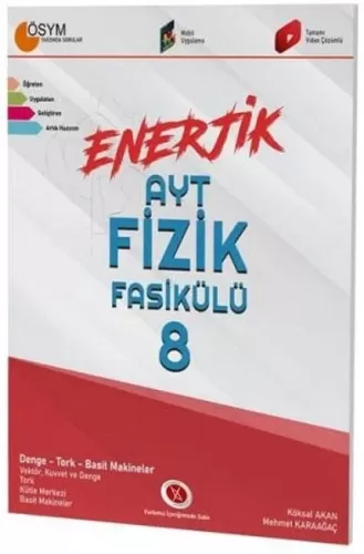 KELEPİR Karaağaç Yayınları AYT Fizik Enerjik Denge, Tork ve Basit Maki