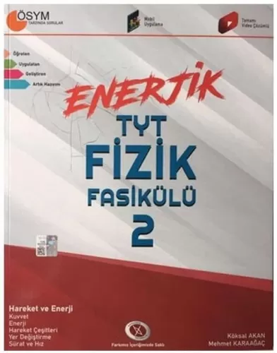 KELEPİR Karaağaç Yayınları Karaağaç TYT Fizik Enerjik Hareket ve Enerj