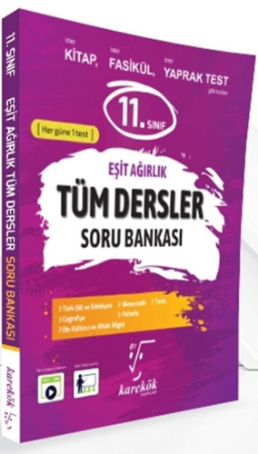 Karekök Yayınları 11. Sınıf Tüm Dersler Eşit Ağırlık Soru Bankası Neşe