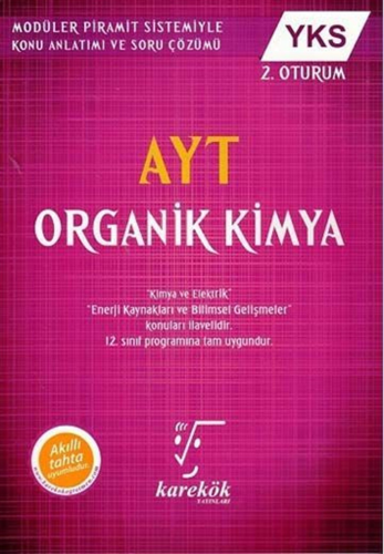 KELEPİR Karekök Yayınları AYT Organik Kimya Konu Anlatımlı Komisyon