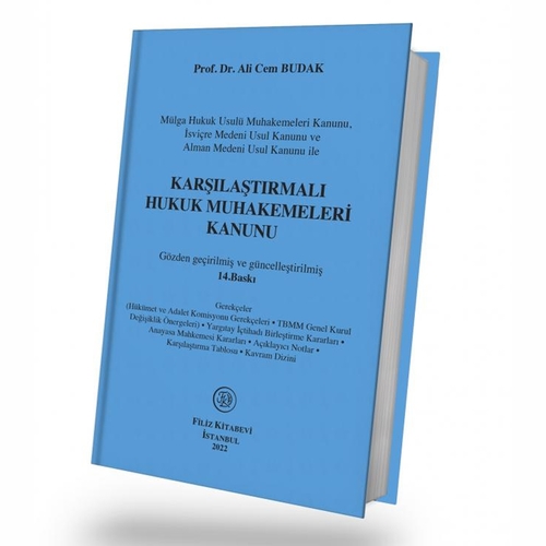 Karşılaştırmalı Hukuk Muhakemeleri Kanunu Ali Cem Budak