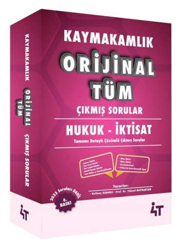 Kaymakamlık Orijinal Tüm Çıkmış Sorular Yüksel Bayraktar