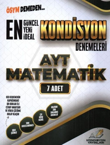 Kondisyon Yayınları AYT Matematik 7'li Deneme Komisyon