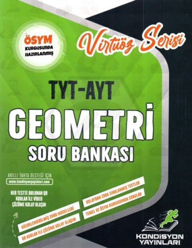 Kondisyon Yayınları TYT AYT Geometri Virtüöz Serisi Soru Bankası Komis