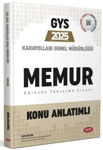 Data Yayınları 2025 Karayolları Genel Müdürlüğü Memur GYS Konu Anlatım