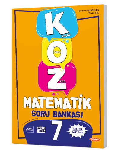 Gama Okul Yayınları 7. Sınıf Matematik KOZ Soru Bankası Cumali Kayadel