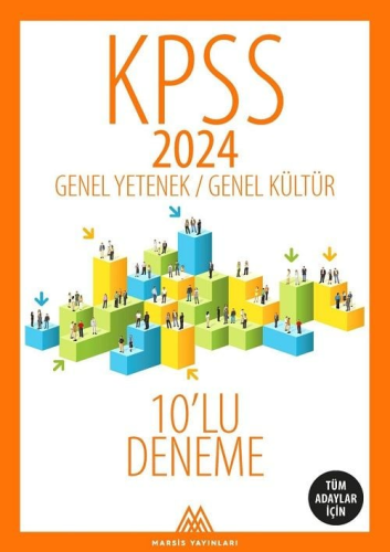 Marsis Yayınları 2024 KPSS Genel Yetenek Genel Kültür 10 Deneme Komisy