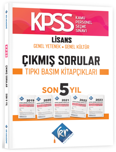 KR Akademi KPSS Genel Yetenek Genel Kültür Tıpkı Basım Son 5 Yıl Çıkmı