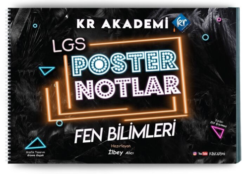 LGS Kitapları, - KR Akademi - KR Akademi 8. Sınıf Fen Bilimleri Poster