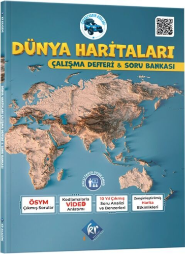 Coğrafyanın Kodları Dünya Haritaları Çalışma Defteri ve Soru Bankası Y