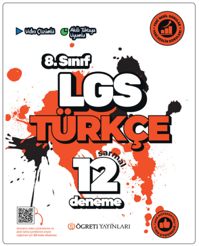 Öğreti Akademi 8. Sınıf LGS Türkçe Sarmal 12 Deneme Komisyon