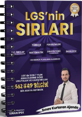 Sinan İpek 8. Sınıf Tüm Dersler LGS Sırları Sinan İpek