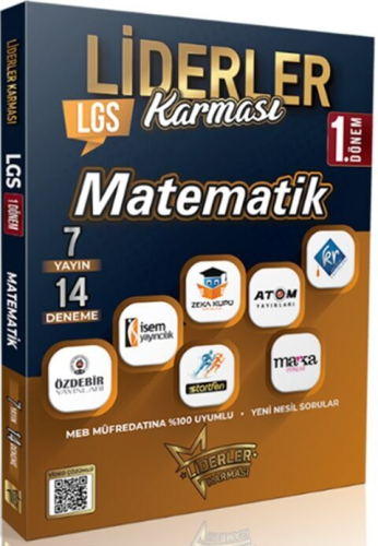 Liderler Karması 8. Sınıf LGS 1. Dönem Matematik 7 Yayın 14 Deneme Kom