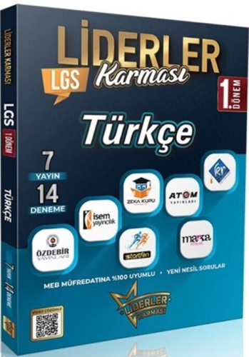 Liderler Karması 8. Sınıf LGS 1. Dönem Türkçe 7 Yayın 14 Deneme Komisy