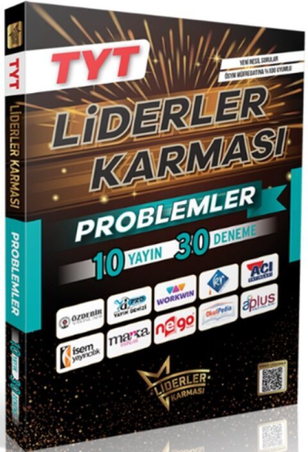 Liderler Karması TYT Problemler Denemeleri- 10 Yayın 30 Deneme Komisyo