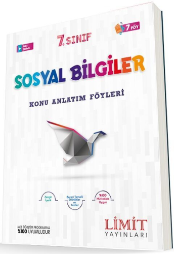 Limit Yayınları 7. Sınıf Sosyal Bilgiler Konu Anlatım Föyleri 7 Föy Ko