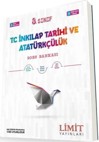 Limit Yayınları 8. Sınıf TC İnkılap Tarihi ve Atatürkçülük Soru Bankas