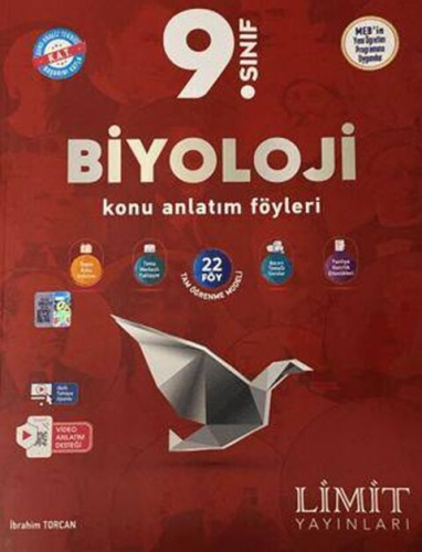 Limit Yayınları 9. Sınıf Biyoloji Konu Anlatım Föyleri İbrahim Torcan