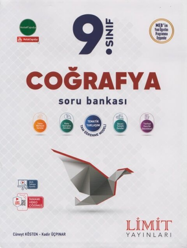 Limit Yayınları 9. Sınıf Coğrafya Soru Bankası Cüneyt Kösten