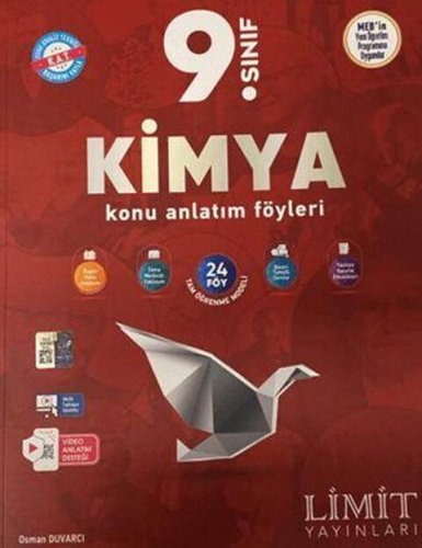 Limit Yayınları 9. Sınıf Kimya Konu Anlatım Föyleri Osman Duvarcı