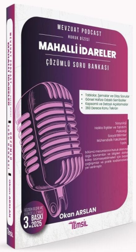 Mahalli İdareler Mevzuat Podcast Soru Bankası Çözümlü Okan Arslan