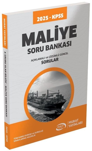 - Murat Eğitim Yayınları - Murat Yayınları 2025 KPSS A Grubu Maliye So