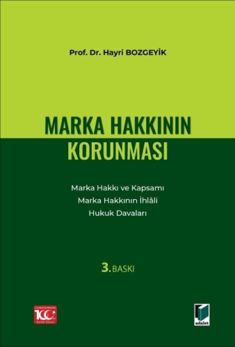 Marka Hakkının Korunması Hayri Bozgeyik