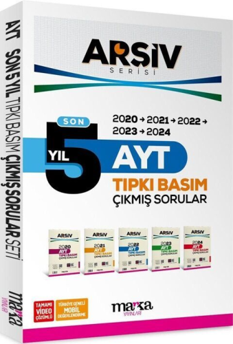 - Marka Yayınları - Marka Yayınları AYT Son 5 Yıl ARŞİV Serisi Tıpkı B