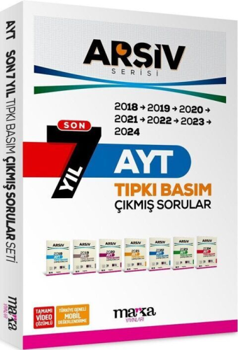 - Marka Yayınları - Marka Yayınları AYT Son 7 Yıl ARŞİV Serisi Tıpkı B