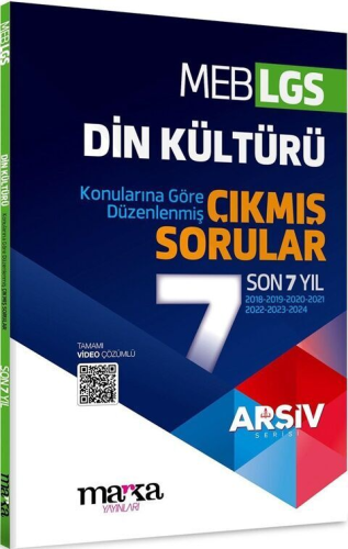 - Marka Yayınları - Marka Yayınları LGS Din Kültürü ARŞİV Serisi Konul