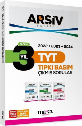 Marka Yayınları TYT Son 3 Yıl ARŞİV Serisi Tıpkı Basım Fasikül Fasikül