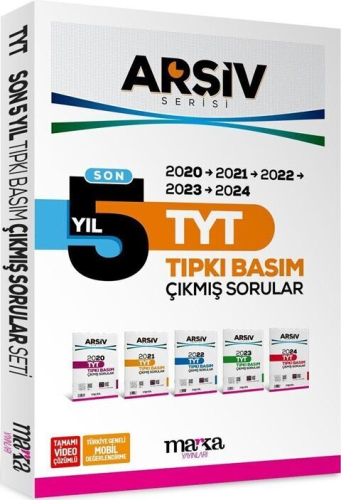 Marka Yayınları TYT Son 5 Yıl ARŞİV Serisi Tıpkı Basım Fasikül Fasikül