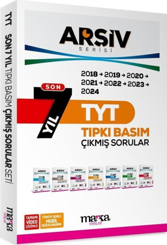 Marka Yayınları TYT Son 7 Yıl ARŞİV Serisi Tıpkı Basım Fasikül Fasikül