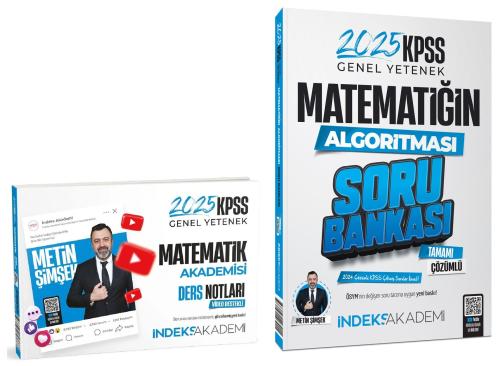 İndeks Akademi 2025 KPSS Matematik Akademisi Video Ders Notları ve Sor