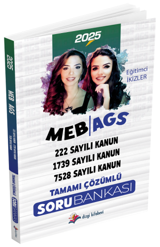 Dizgi Kitap Yayınları 2025 MEB AGS Mevzuat Bilgisi (222, 1739, 7528 Sa