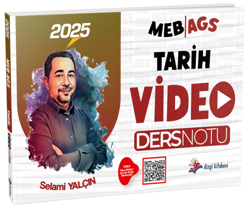 Dizgi Kitap Yayınları 2025 MEB AGS Tarih Video Ders Notu Selami Yalçın