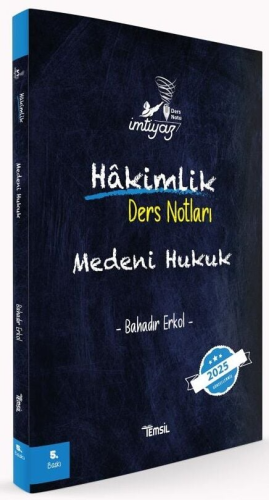 HMGS, Hakimlik Sınavları, - Temsil Kitap - İMTİYAZ Medeni Hukuk Ders N