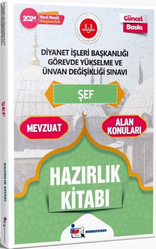 Memur Sınav Yayınları 2024 Diyanet İşleri Başkanlığı GYS ve UDS Şef Ha