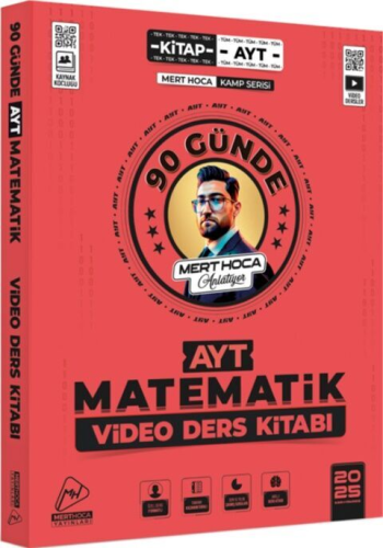 Mert Hoca 2025 90 Günde AYT Matematik Kampı Video Ders Kitabı Mert Güv