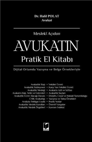 Mesleki Açıdan Avukatın Pratik El Kitabı Halil Polat