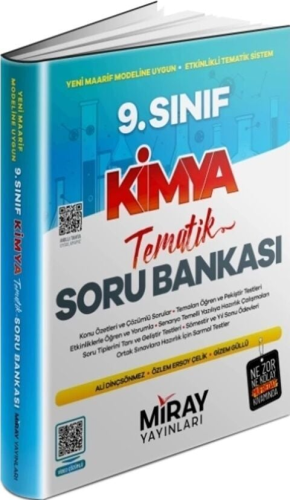 Miray Yayınları 9. Sınıf Kimya Tematik Soru Bankası Ali Dinçsönmez