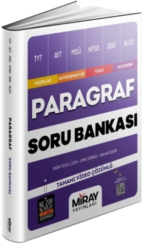 Miray Yayınları TYT Paragraf Soru Bankası Bahar Özgür