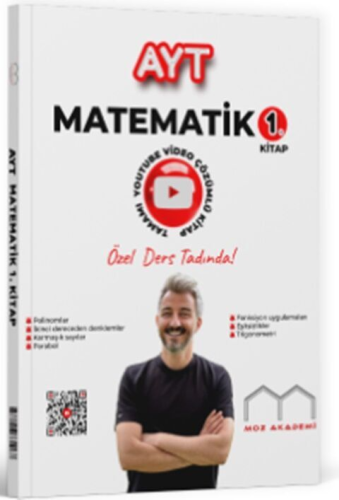 Moz Akademi AYT Matematik 1. Kitap Tamamı Çözümlü Soru Bankası Mahsum 