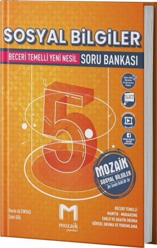 Mozaik Yayınları 5. Sınıf Sosyal Bilgiler Soru Bankası Yasin Altıntaş