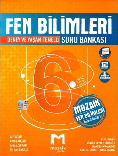 Mozaik Yayınları 6. Sınıf Fen Bilimleri Soru Bankası Arif Adalı