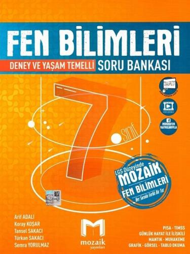 Mozaik Yayınları 7. Sınıf Fen Bilimleri Soru Bankası Arif Adalı